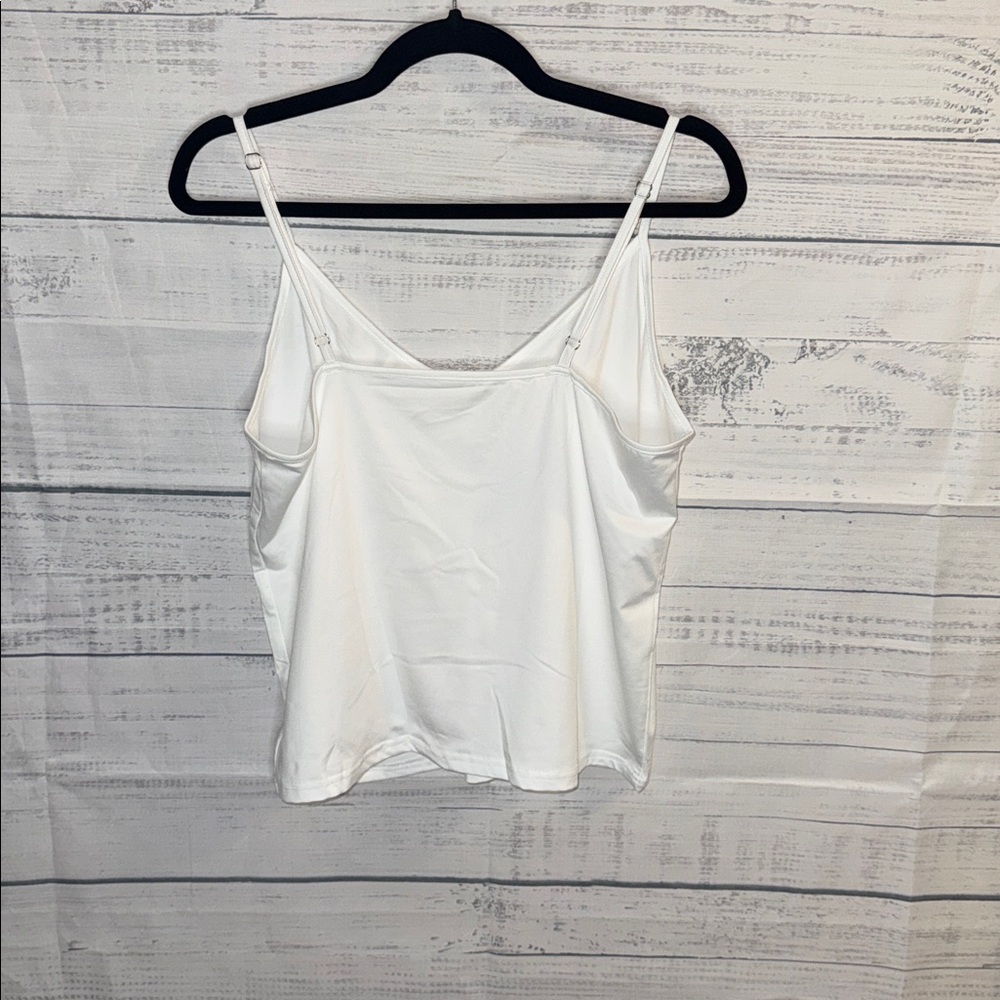 NWOT Women's V-Neck Flowy Blouse in Cream and Rust - Picture 10 of 10